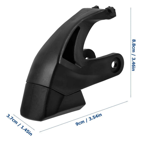 Replacement Inline Skate Brake Kit Universal Toe Stopper for Smooth Braking, black component with measurements 3.54 x 3.46 x 1.57 in