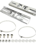 Pole Mounting Kits For Outdoor Electrical Boxes With Adjustable Clamps In 304 Stainless Steel, 50 To 200mm Range (1.9 To 7.8 Inches)