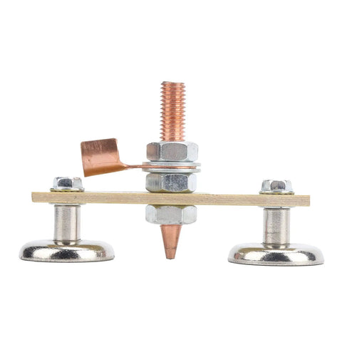 Heavy Duty Welding Magnet Head With Iron Grounding Tool, Rock Solid Suction Clamp, 4mm Insulation for automotive repair