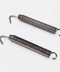 Two Pack 90mm Swivel Exhaust Muffler Springs For Motorcycles Durable Stainless Steel Construction With Anti Binding Hook Design Keeps Exhaust Parts Tight Prevents Cracking On Rough Bumpy Roads, two stainless springs