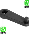 Low Profile Torque Adapter For One Half To Three Quarters Socket Set Ford Power Stroke 6.0 Diesel Time Saver For Rear Head Bolts