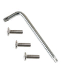 Real Deal M6 Stainless Steel License Plate Screws For Toyota Land Cruiser 250 2024 Plus Anti Theft Tamper Proof Security Bolts with Torx Key