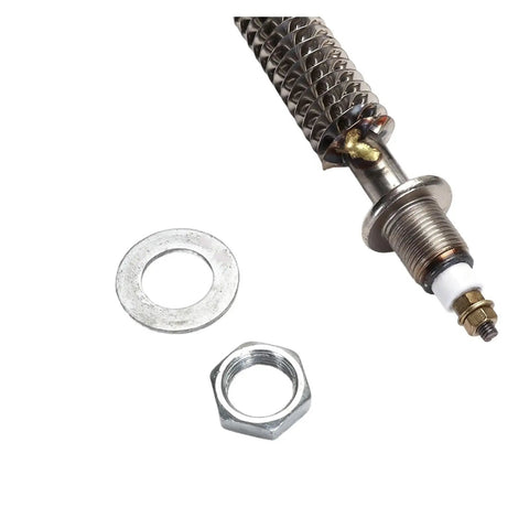 Zero Hassle W Shape Finned Air Heater 220V 2.5kW Stainless Steel 304 element with nuts and washers for workshop use.