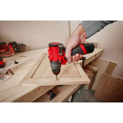 Top Notch Hella Durable Professional Mounting Adapter Plate Designed For Badass 12 Volt Half Inch Cordless Lithium Ion Drill Driver Bare Tool Setup And Job Site Work in use on wooden frame.