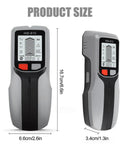 Multi-Mode for stud Finder 38mm Deep Wood Metal Scan Multi-Mode(Gray) dimensions displayed, size 16.7cm x 6.6cm x 3.4cm.