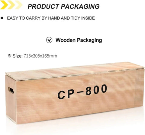 Portable Square Hydraulic Hand Pump High Pressure CP-800 2800CC Manual Oil Jack Unit With Overpressure Safety Valve in wooden packaging