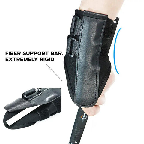 Golf Swing Trainer Brace Version Two Point Zero To Amp Your Accuracy And Smooth Your Tempo Wrist Correction Set close-up.