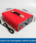 Built Tough Multi Lamp UV Curing Light At Two Thousand Watts shown from top with dimensions, ideal for PCB board repairs and LCD screen bonding.