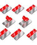 8 Pack Ultra Thin Magnetic Cabinet Door Catches With Adhesive Mount, Stainless Steel Drawer Magnets To Stay Closed