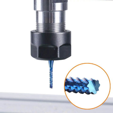 40 Pack Pro Grade CNC Router Bits End Mills Set With One Eighth Inch Shank Flat Nose And Ball Nose Cutters For Engraving And Milling