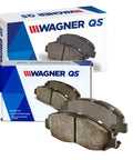 Rear QS Disc Brake Pad Set For Chrysler Pacifica 2017 2018 Direct Fit Easy Install Quiet Durable Pads in packaging