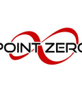 Point Zero logo with red infinity symbol and black text