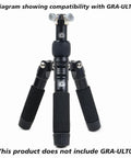 Replacement Adapter Sleeve For 3 8 24 To SO239 Fits Antenna Tripod Tower shown with tripod compatibility diagram