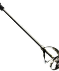 Heavy Duty Paint And Mud Mixer Attachment For Drill Mixes One To Three Gallons With Fifteen And Three Quarters Inch Length And Five Sixteenth Inch Hex Shaft Zinc Plated Steel Reinforced Weld Non Slip Hex Head And Easy Clean