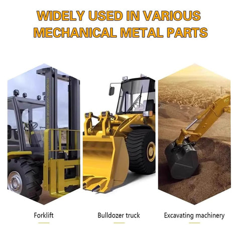 Forklift, bulldozer truck, and excavating machinery for mechanical metal parts usage