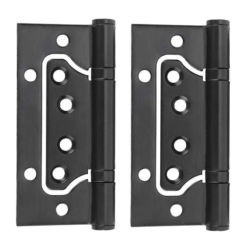 304 Stainless Steel Concealed Door Hinge With Built In Ball Bearing Black Finish Quiet Smooth Close For Cabinets And Wardrobes