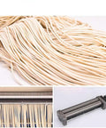 Compact Automatic Electric Pasta Maker For Fresh Homemade Noodles stainless steel cutters processing fresh noodles.