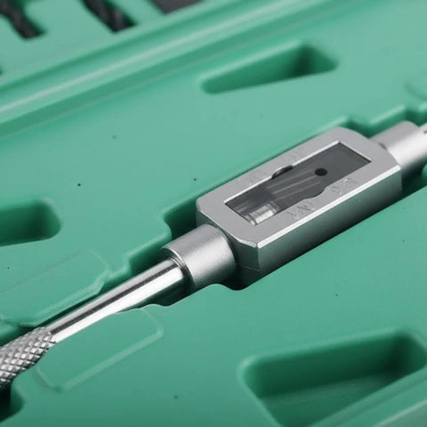 Mycene High-Speed Steel Screw Extractor Set For Stripped Broken Damaged Bolts And Rusty Nuts Includes Heavy Duty Case For Mechanics And DIY Garage Pros To Easily Remove Tough Fasteners With Ease, close-up in case