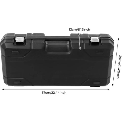 Electric Pipe Threader Kit With Six Dies For Fast Pipe Threading And Tapping, Portable Plumbing Tool Set, Durable Carbon Steel And High Speed Steel Threads For Precise High Temp Work And Efficient Jobsite Performance carrying case, 57cm x 29cm