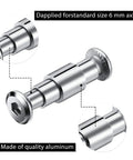 16 Piece Inline Skate Spacers Aluminum Axle Spacers For 6mm Axles Inline Bearings Speed Spacer Kit, durable aluminum spool.