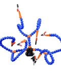 Six Flexible Arm Helping Hands Soldering Station With Silicon Clip Tips, The Handy Third Hand Tool for Electronics and DIY Projects