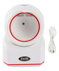 Super Tough USB 2D 1D Barcode Scanner Made From Rugged ABS For Heavy Duty Retail Use With Omnidirectional Scanning