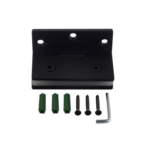 304 Stainless Steel Bathroom Glass Door Hinge Black Folding For Frameless Shower Doors And Cabinet Cupboard Built Tough No Rust