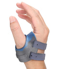 CMC Thumb Brace For Osteoarthritis With Shape Memory Restriction Splint, Joint Stabilizer, right hand, medium, blue