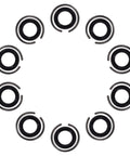 Get These Awesome 1/2 Inch Impact Wrench Retaining Rings With O-Rings for securing sockets, durable iron material.