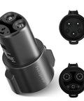 J1772 To Tesla Charger Adapter For Model 3 Y X S Cybertruck Road Trip Ready Up To 80A 250V Fast Level 2 Charging Converts J1772
