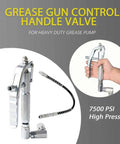 Heavy Duty Built Tough Grease Gun Control Valve For High Pressure Pumps 7500 PSI Pneumatic Grease Gun 1 Quarter NPT Thread