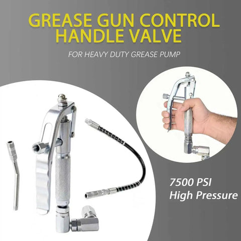 Heavy Duty Built Tough Grease Gun Control Valve For High Pressure Pumps 7500 PSI Pneumatic Grease Gun 1 Quarter NPT Thread