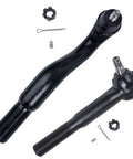 Front End 12pc Suspension Kit For 2000 2004 Ford F 250 Super Duty 4x4 Upgraded Ride Includes Control Arms Ball Joints Tie Rods Sway Bar Links Bushings And All Necessary Components For A Stiff Smooth Off Road Ready Ride. front tie rods with castle nuts and cotter pins