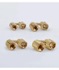Two Piece Copper Barrel Concealed Cabinet Hinges For Jewelry Boxes 10mm Brass Cylindrical Design