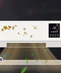 Crush The Winter Chill 2000W Wall Mounted Space Heater Air Conditioner Fan With Remote Timer, Quiet Electric Heater, elegant design.