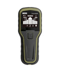 Stud Finder Wall Scanner, Auto Calibration 5 in 1 Electronic Stud Finder for Wood, Metal & Live AC Wire Detection, LCD Display, Deep Scan Tool (Dark Green) close-up of screen showing calibration functions.