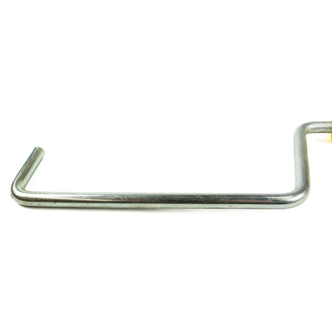 Winch Strap Winder Hand Roller For Fast Strap Winding On Flatbed Trailers, zinc-plated 18 inch bar detail