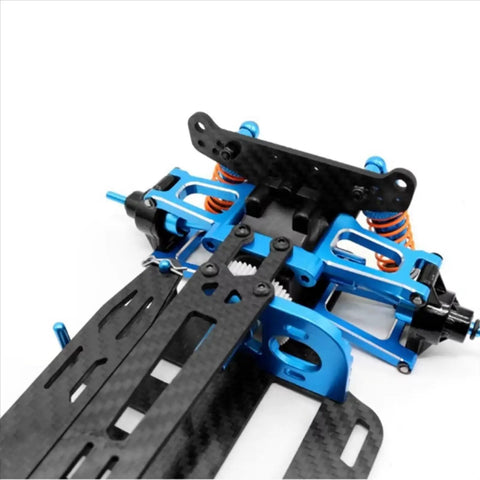 RC Car Chassis Frame For TT01 TT01E One Tenth Scale Aluminum Shaft Drive Carbon Brazed Frame 4WD Upgrade Accessories