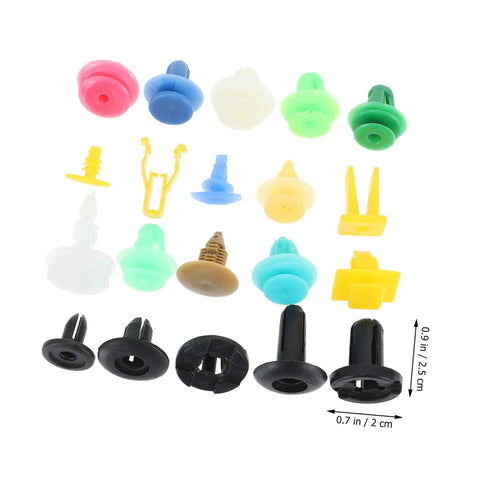 Top Shelf Automotive Push Rivets 500 Pack No Sweat Bumper Trim And Door Panel Clips Quick Swap Universal Car Fasteners For Daily Cruisers And Hot Rod Builds