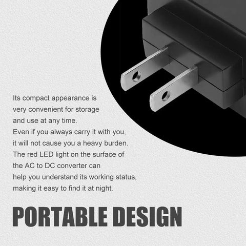 Road Ready 12V To Dc Car Cigarette Lighter Power Adapter with compact design and LED indicator for easy visibility at night.