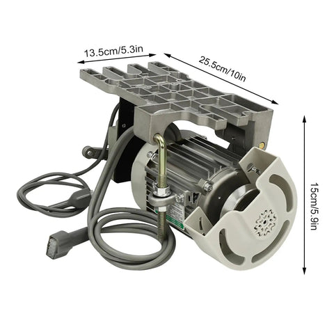 Industrial Leather Skiving Motor SM-801 1200 RPM Electric Shovel Skin Cutter dimensions visible