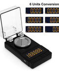 Ultra Precise 50g Digital Milligram Scale With 0.001g Readout For Reloading, Compact Black Powder Scale Must Have 20g Calibration