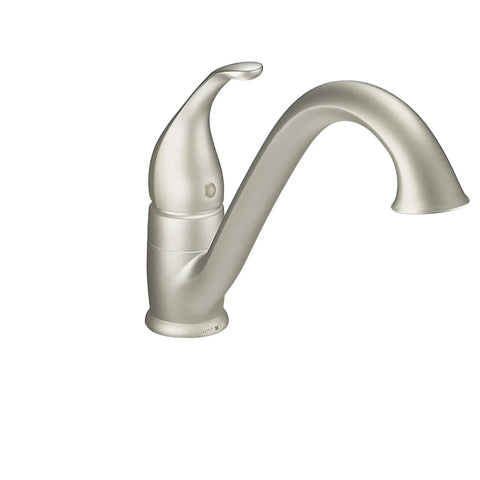 Camerist One-Handle Low Arc Kitchen Faucet In Spot Resist Stainless, No-Fuss Install With Duralock Quick Connect Single Lever Water Control ADA Compliant Sleek Stainless Style For Busy Kitchens