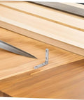 Durable Zinc Alloy Small Box Hinges 12 Pack For Jewelry Boxes And Wooden Furniture 90 Degree Right Angle Hinges For DIY Crafts