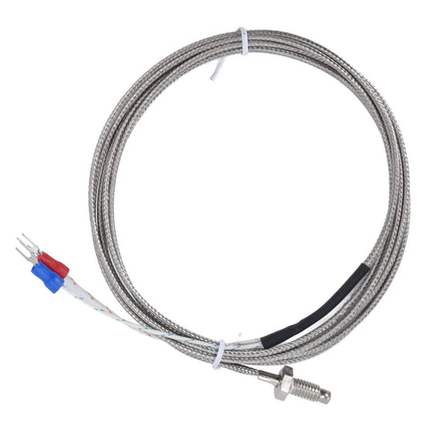 Heavy Duty K Type Screw Probe Thermocouple Temperature Sensor With Reinforced Shielded Cable for accurate heat tracking