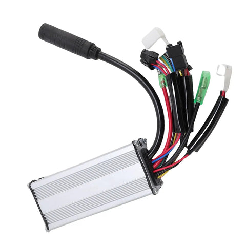 Electric Bike Speed Controller 14A Sine Wave SM Connector Aluminum Alloy Housing 6 Tubes Quiet Operation Great Heat Dissipation