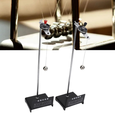 Single Pendulum Physics Demonstration Kit with metal ball and clear dial, two tools for classroom labs and home education.