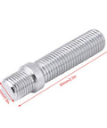 Heavy Duty Extended Wheel Stud Conversion Kit 20 Pcs 50mm 12x1.5 To 12x1.5 Screw Adapter In High Strength Steel For Smooth Ride And Serious Drifting Fits Late 90s And Early 2008 Models Perfect For Car Mods, 50mm stud
