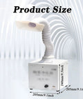 Solid Welding Fume Extractor Runs Quiet As A Whistle And Cuts Solder Smoke Fast For Garage Rats And Pros, compact size with adjustable arm.