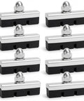 8 Pack Bike Brake Pads 40mm Universal Caliper Replacement Set for Road Mountain BMX C-Brake with bolts